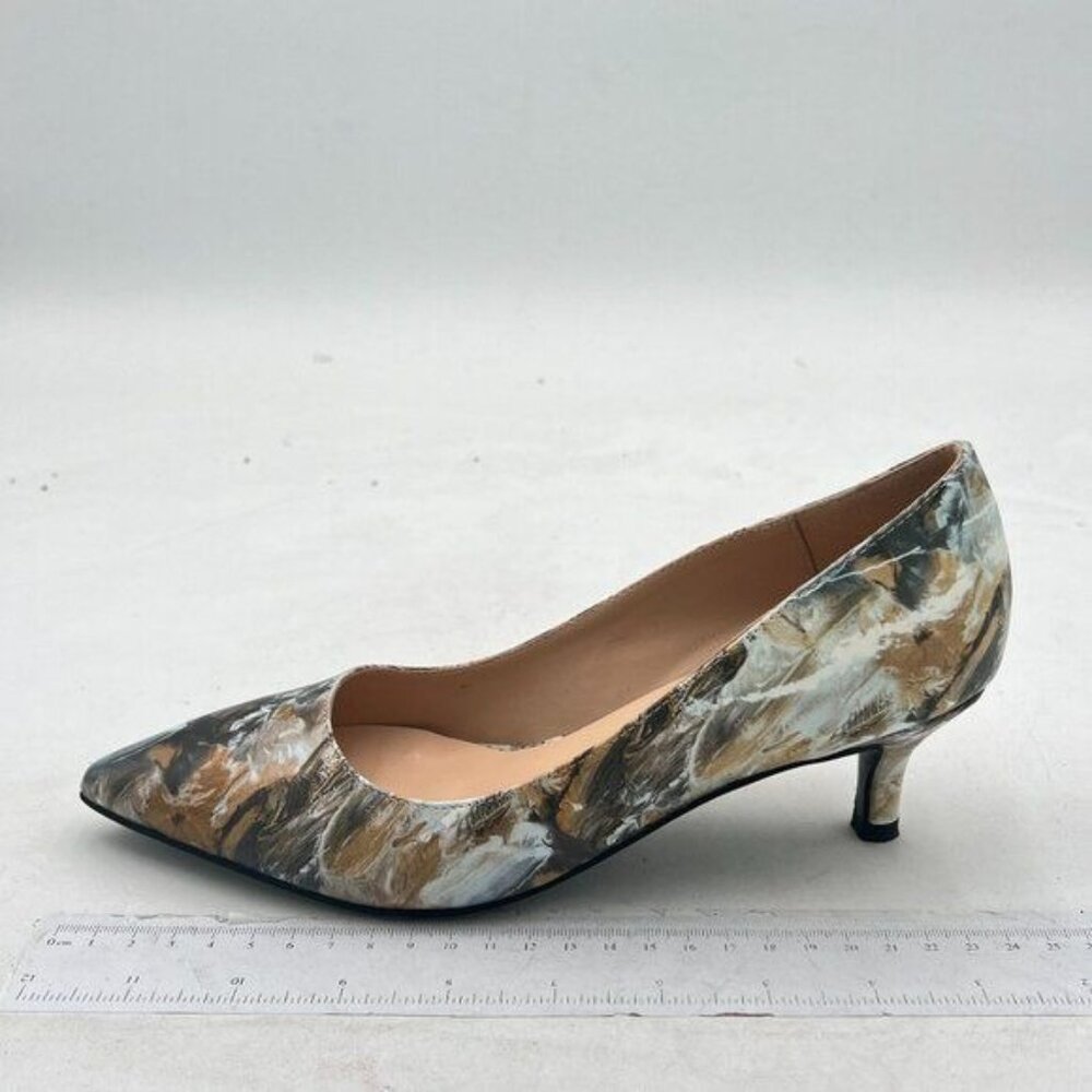 YDN Multicolor Abstract Heels
